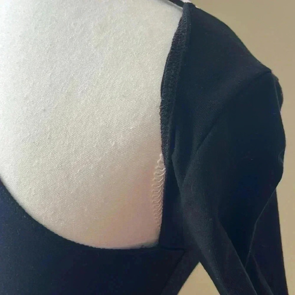 Astr Black One-Shoulder Bodysuit - Picture 7 of 12